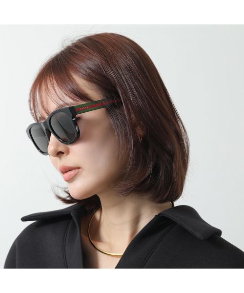 グッチ GUCCI GUCCI サングラス GG0003S ウェリントン型 （006/BLACK-GREEN-GREY） 006/BLACK-GREEN-GREY