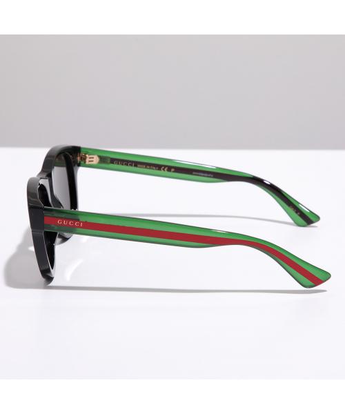 グッチ GUCCI GUCCI サングラス GG0003S ウェリントン型 （006/BLACK-GREEN-GREY） 006/BLACK-GREEN-GREY