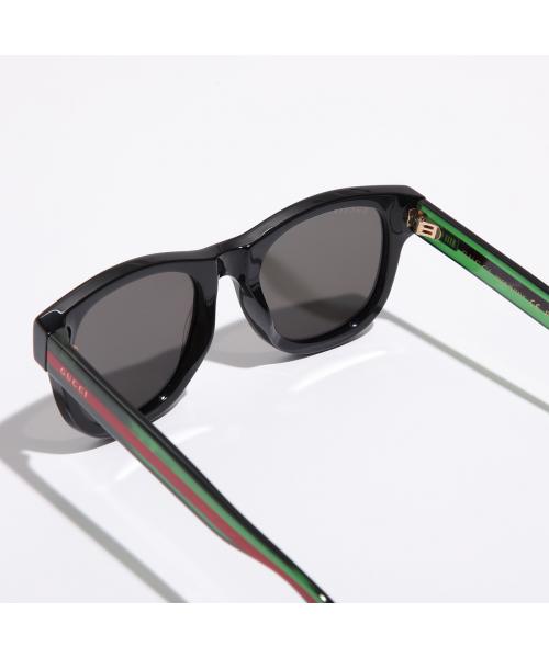 グッチ GUCCI GUCCI サングラス GG0003S ウェリントン型 （006/BLACK-GREEN-GREY） 006/BLACK-GREEN-GREY