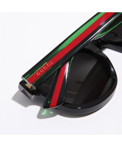グッチ GUCCI GUCCI サングラス GG0003S ウェリントン型 （006/BLACK-GREEN-GREY） 006/BLACK-GREEN-GREY
