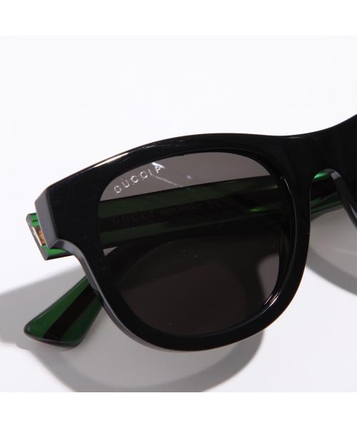 グッチ GUCCI GUCCI サングラス GG0003S ウェリントン型 （006/BLACK-GREEN-GREY） 006/BLACK-GREEN-GREY