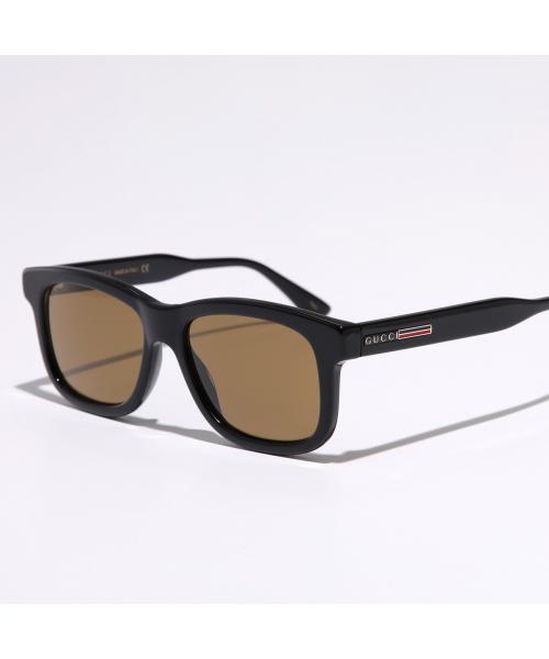 グッチ GUCCI GUCCI サングラス GG0824S スクエア型 アイウェア （002/BLACK-BLACK-BROWN） 002/BLACK-BLACK-BROWN