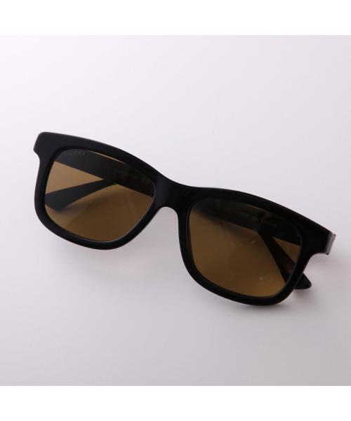 グッチ GUCCI GUCCI サングラス GG0824S スクエア型 アイウェア （002/BLACK-BLACK-BROWN） 002/BLACK-BLACK-BROWN