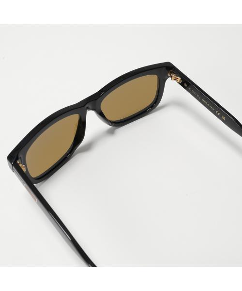 グッチ GUCCI GUCCI サングラス GG0824S スクエア型 アイウェア （002/BLACK-BLACK-BROWN） 002/BLACK-BLACK-BROWN