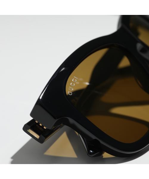 グッチ GUCCI GUCCI サングラス GG0824S スクエア型 アイウェア （002/BLACK-BLACK-BROWN） 002/BLACK-BLACK-BROWN