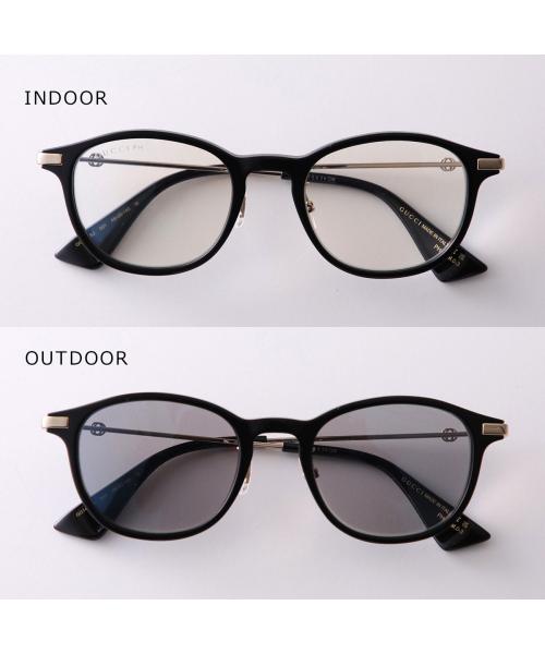グッチ GUCCI GUCCI サングラス GG1471SJ ボストン型 調光レンズ （001/BlackGoldTransparent） 001/BlackGoldTransparent