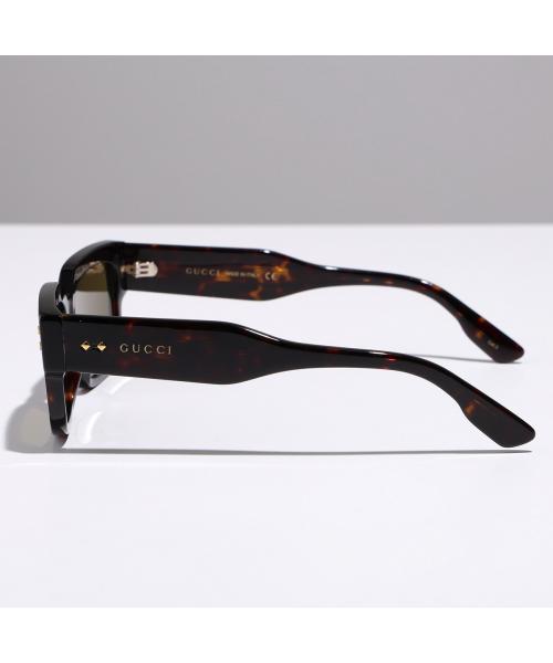 グッチ GUCCI GUCCI サングラス GG1218S スクエア型 セルフレーム （002/HAVANA-HAVANA-GREEN） 002/HAVANA-HAVANA-GREEN