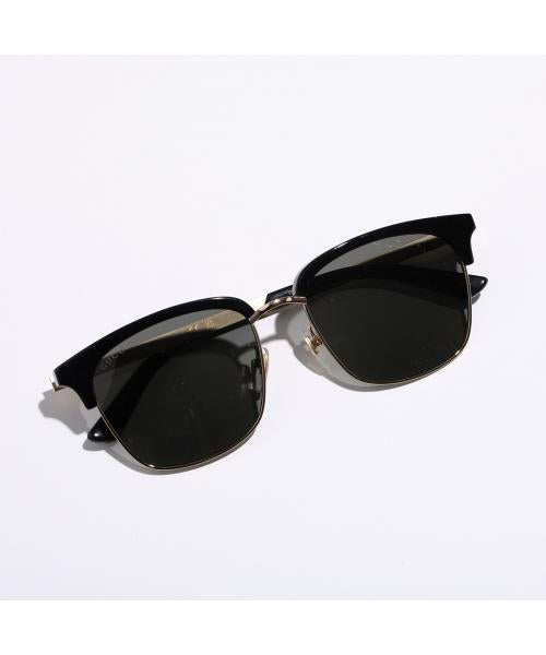 グッチ GUCCI GUCCI サングラス GG0697S サーモントブロー型 （001/ブラック×ゴールド） 001/ブラック×ゴールド