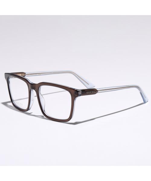 グッチ GUCCI GUCCI メガネ GG1120O スクエア型 アイウェア （003/BROWN-BROWNTRANSPARENT） 003/BROWN-BROWNTRANSPARENT