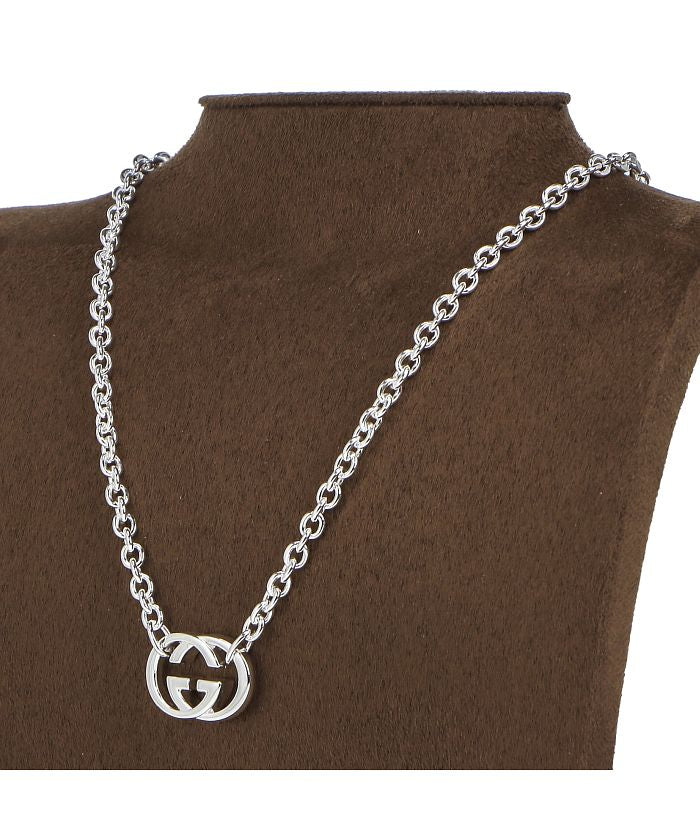 グッチ GUCCI GUCCI グッチ 190489ーJ8400 GGロゴ両吊りネックレス