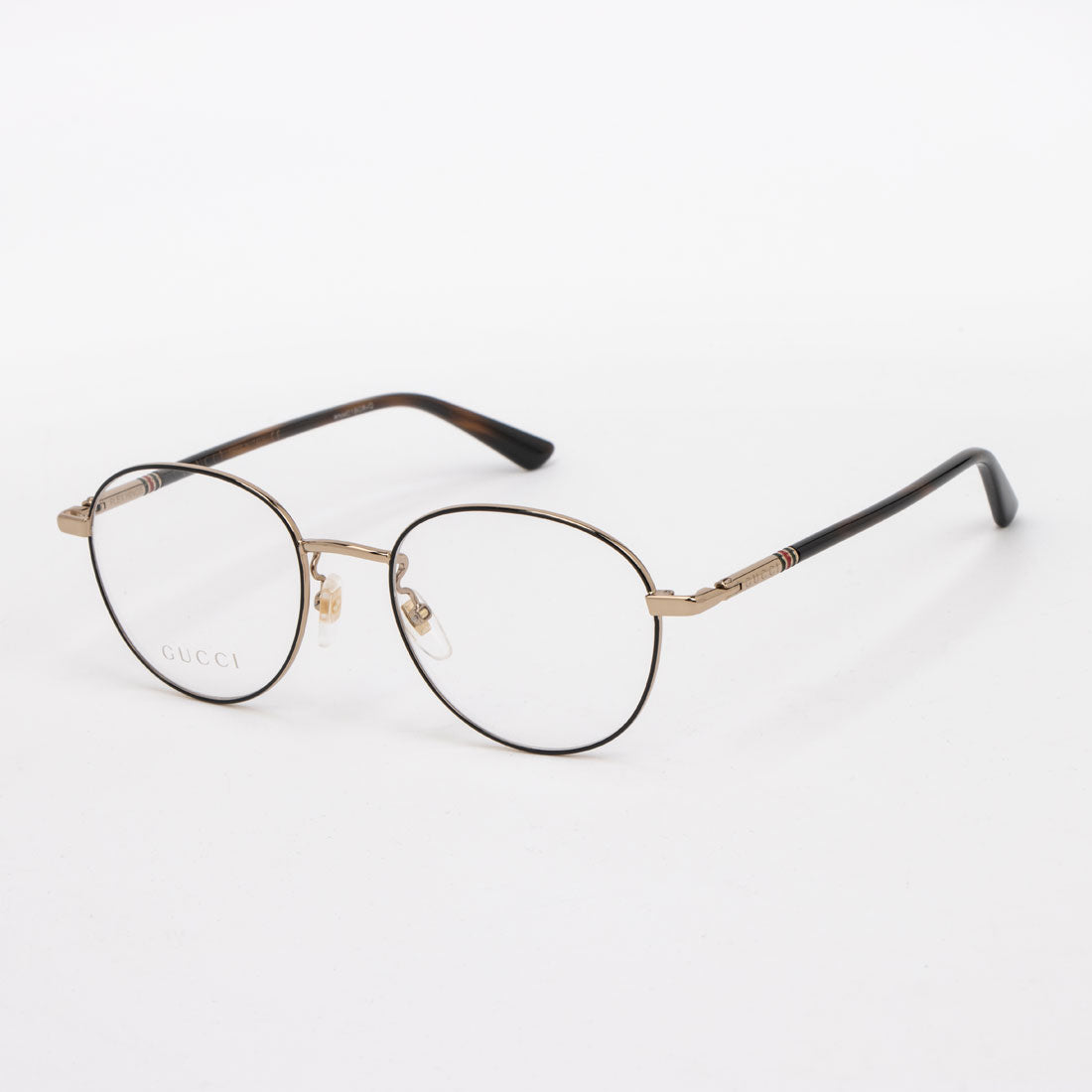 グッチ GUCCI メガネ 眼鏡 アイウェア レディース メンズ （ブラック/ゴールド） ブラック/ゴールド