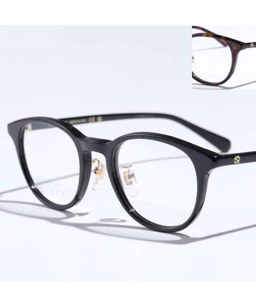 グッチ GUCCI GUCCI メガネ GG1474OJ ボストン めがね GGロゴ （001/BLACK-BLACK-T） 001/BLACK-BLACK-T