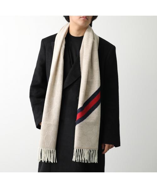 値下げ‼️GUCCIマフラー Gucci GUCCI GUCCI Scarf 570603 3G200 GG Logo wool