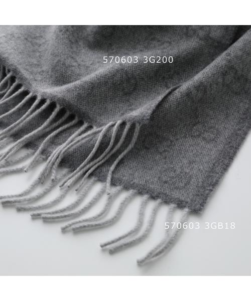 きゃらめる★GUCCI アフガンストール　箱無し Gucci GUCCI GUCCI Scarf 570603 3G200 GG Logo wool