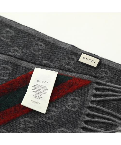 Gucci GUCCI GUCCI Scarf 570603 3G200 GG Logo wool