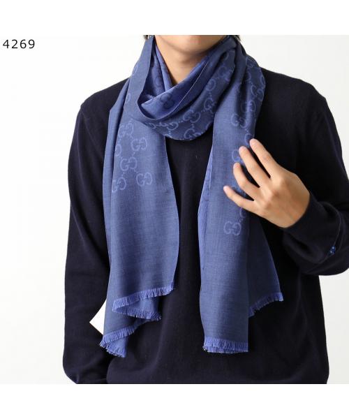 Gucci GUCCI GUCCI Stole 165904 3G646 GG Logo Jacquard