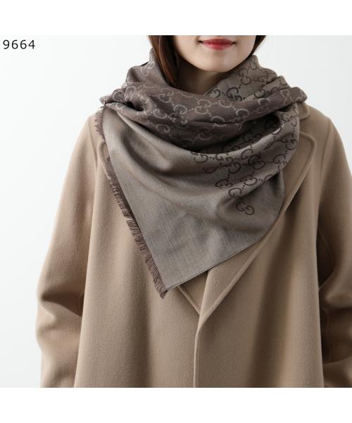 Gucci GUCCI GUCCI Stole 165904 3G646 GG Logo Jacquard