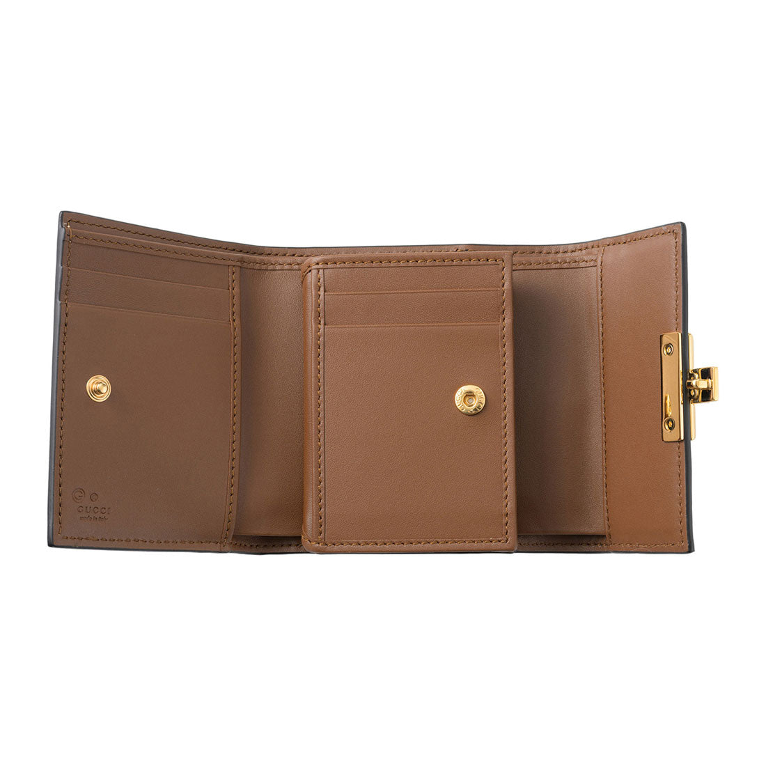 グッチ GUCCI 2つ折り財布 GGスプリーム パドロックウォレット 779799 KLQIG 8575 BLACK （ブラック） ブラック