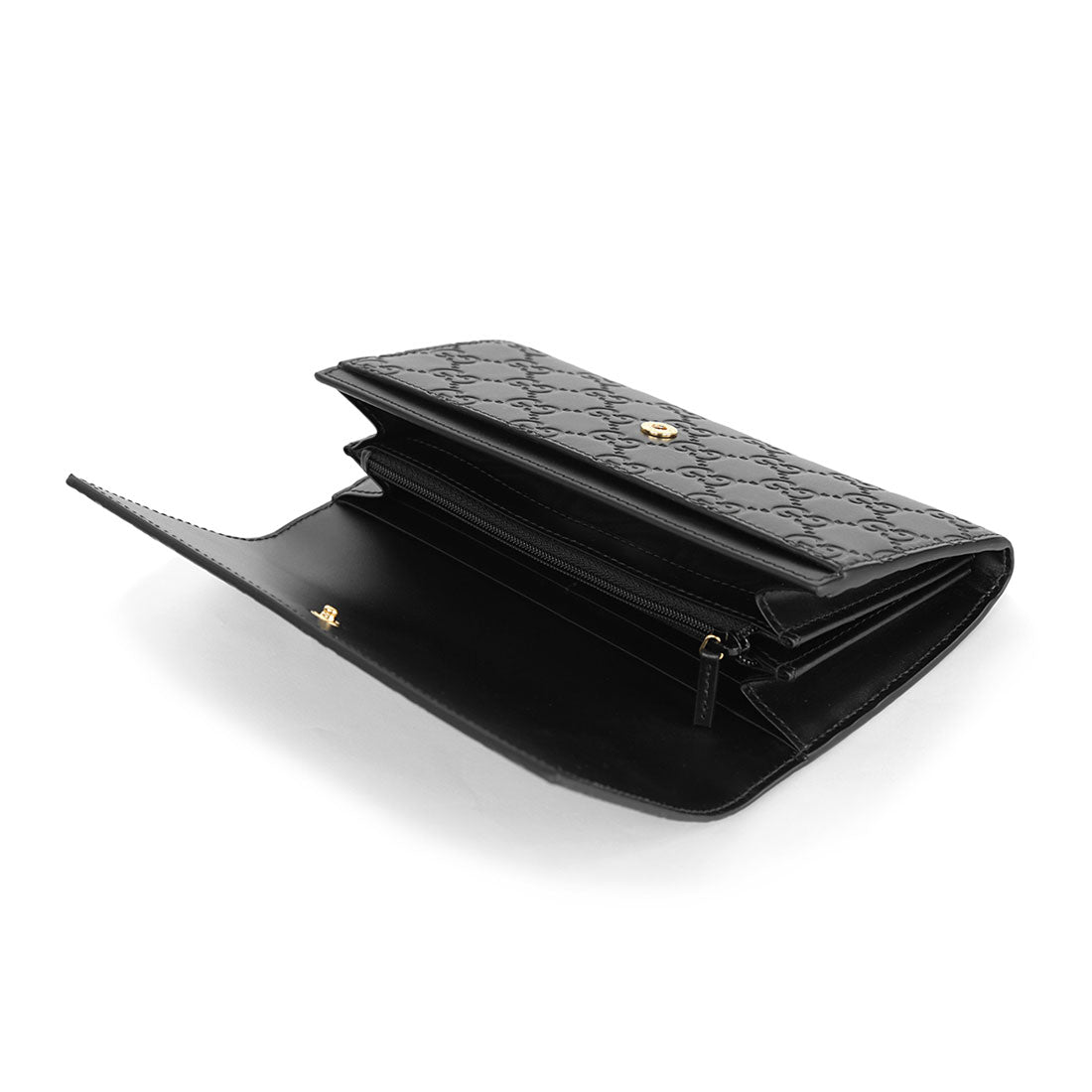 グッチ GUCCI 2つ折り財布 グッチシマ LONG WALLET 779785 CWC1G 1000 NERO （ネロ） ネロ
