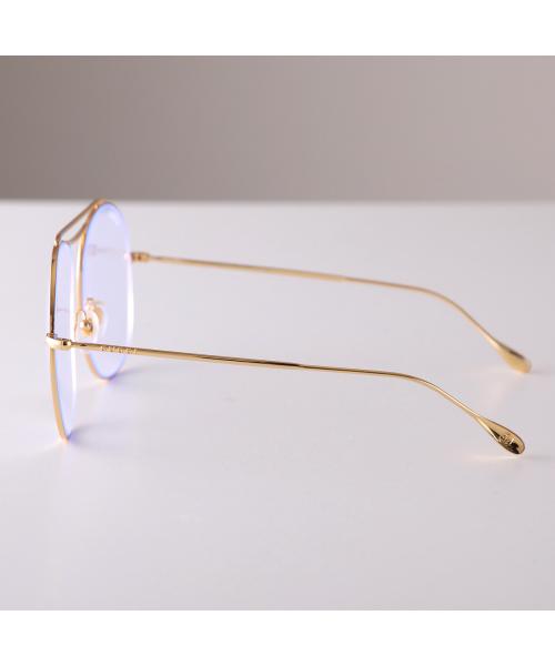 グッチ GUCCI GUCCI サングラス GG1479S ティアドロップ型 メタルフレーム （001/GOLD-GOLD-TRANSPARENT） 001/GOLD-GOLD-TRANSPARENT
