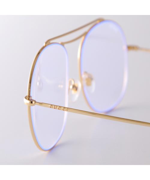 グッチ GUCCI GUCCI サングラス GG1479S ティアドロップ型 メタルフレーム （001/GOLD-GOLD-TRANSPARENT） 001/GOLD-GOLD-TRANSPARENT