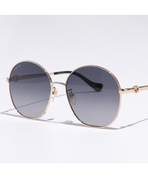 グッチ GUCCI GUCCI サングラス GG1090SA ラウンド型 GGロゴ （001/GOLD-GOLD-GREY） 001/GOLD-GOLD-GREY