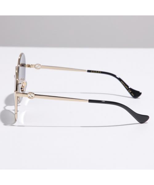 グッチ GUCCI GUCCI サングラス GG1090SA ラウンド型 GGロゴ （001/GOLD-GOLD-GREY） 001/GOLD-GOLD-GREY