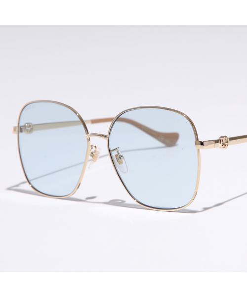 グッチ GUCCI GUCCI サングラス GG1089SA メタルフレーム 細フレーム （004/GOLD-GOLD-LIGHTBLUE） 004/GOLD-GOLD-LIGHTBLUE