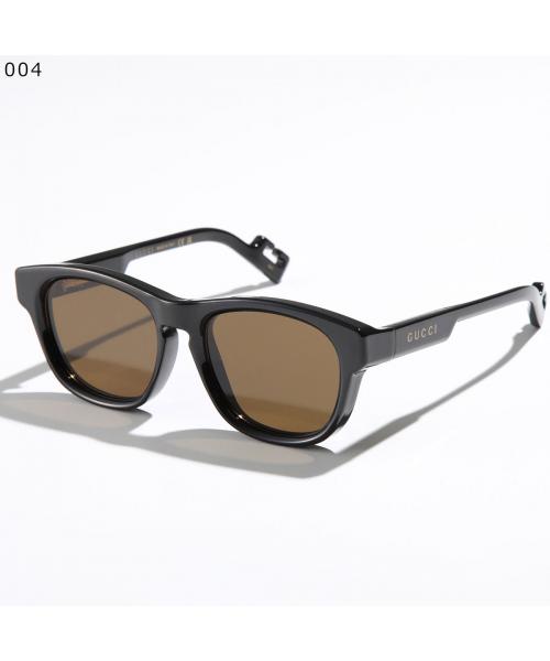 グッチ GUCCI GUCCI サングラス GG1238S ウェリントン型 （001/BLACK-BLACK-BROWN(紐)） 001/BLACK-BLACK-BROWN(紐)
