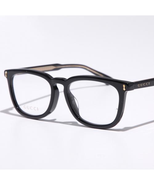 グッチ GUCCI GUCCI メガネ GG0126OA ウェリントン型 アジアンフィット （001/ブラック） 001/ブラック