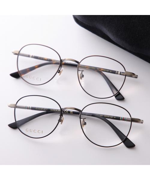 グッチ GUCCI GUCCI メガネ GG1128OJ ボストン型 メタルフレーム （001/ブラック） 001/ブラック