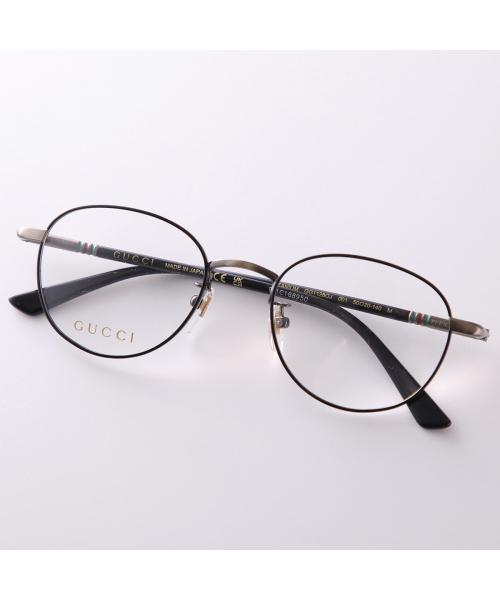 グッチ GUCCI GUCCI メガネ GG1128OJ ボストン型 メタルフレーム （001/ブラック） 001/ブラック