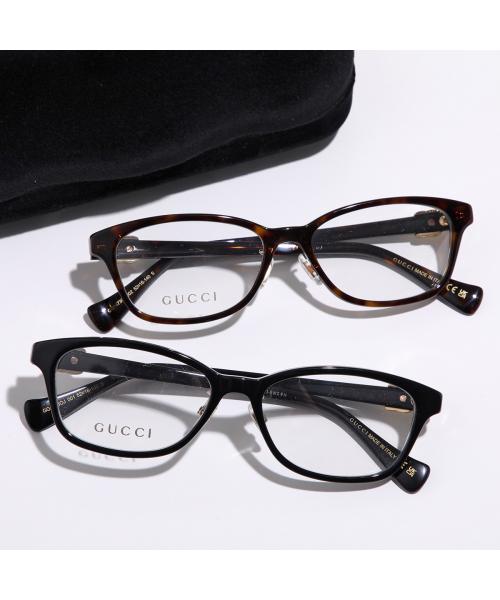 グッチ GUCCI GUCCI メガネ GG1473OJ スクエア型 ウェリントン型 （001/ブラック） 001/ブラック