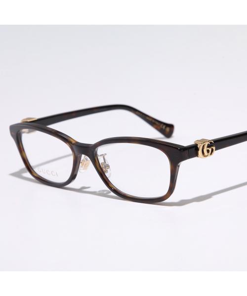 グッチ GUCCI GUCCI メガネ GG1473OJ スクエア型 ウェリントン型 （002/ブラウン） 002/ブラウン