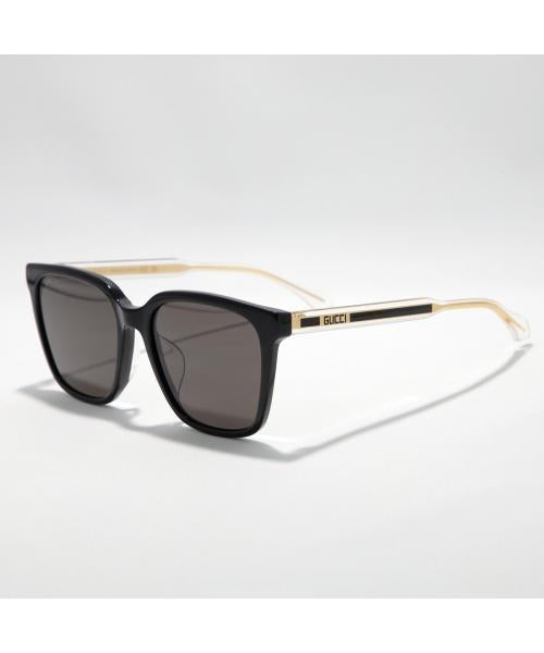 グッチ GUCCI GUCCI サングラス GG1121SA ウェリントン型 フルリム （001/BLACK-CRYSTAL-GREY） 001/BLACK-CRYSTAL-GREY