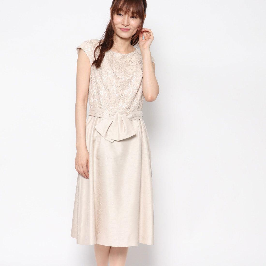 ジュネビビアン Genet Vivien 編み上げドレス