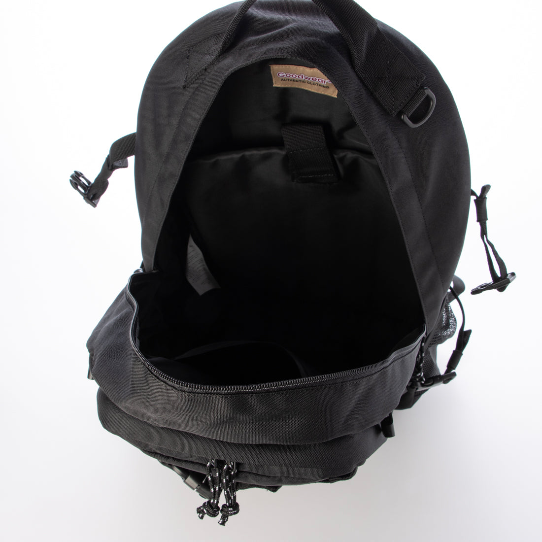 グッドウェア GOODWEAR BOXロゴバンジーコードバッグパック （BLACK） BLACK