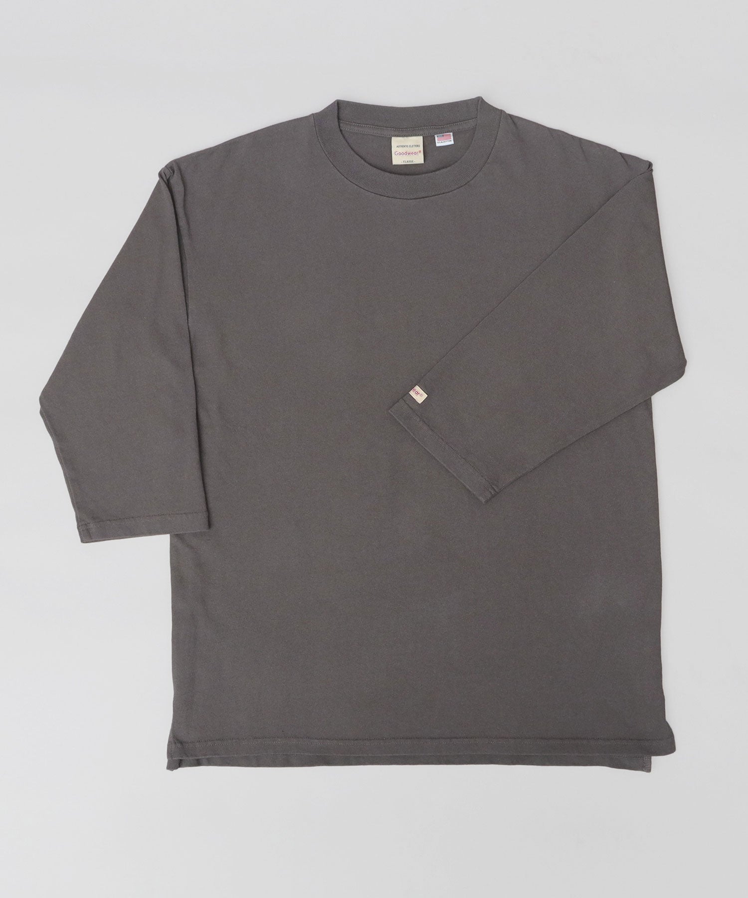 グッドウェア GOODWEAR 7.6オンス USAコットン 七分袖 Tシャツ レギュラーシルエット （スレイトブルー） スレイトブルー