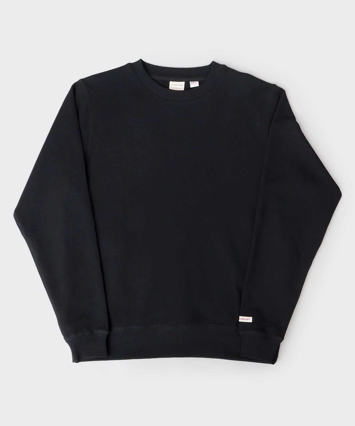 グッドウェア GOODWEAR USAコットン 裏毛（裏パイル） クルーネック スウェットトレーナー レギュラーシルエット （杢グレー） 杢グレー
