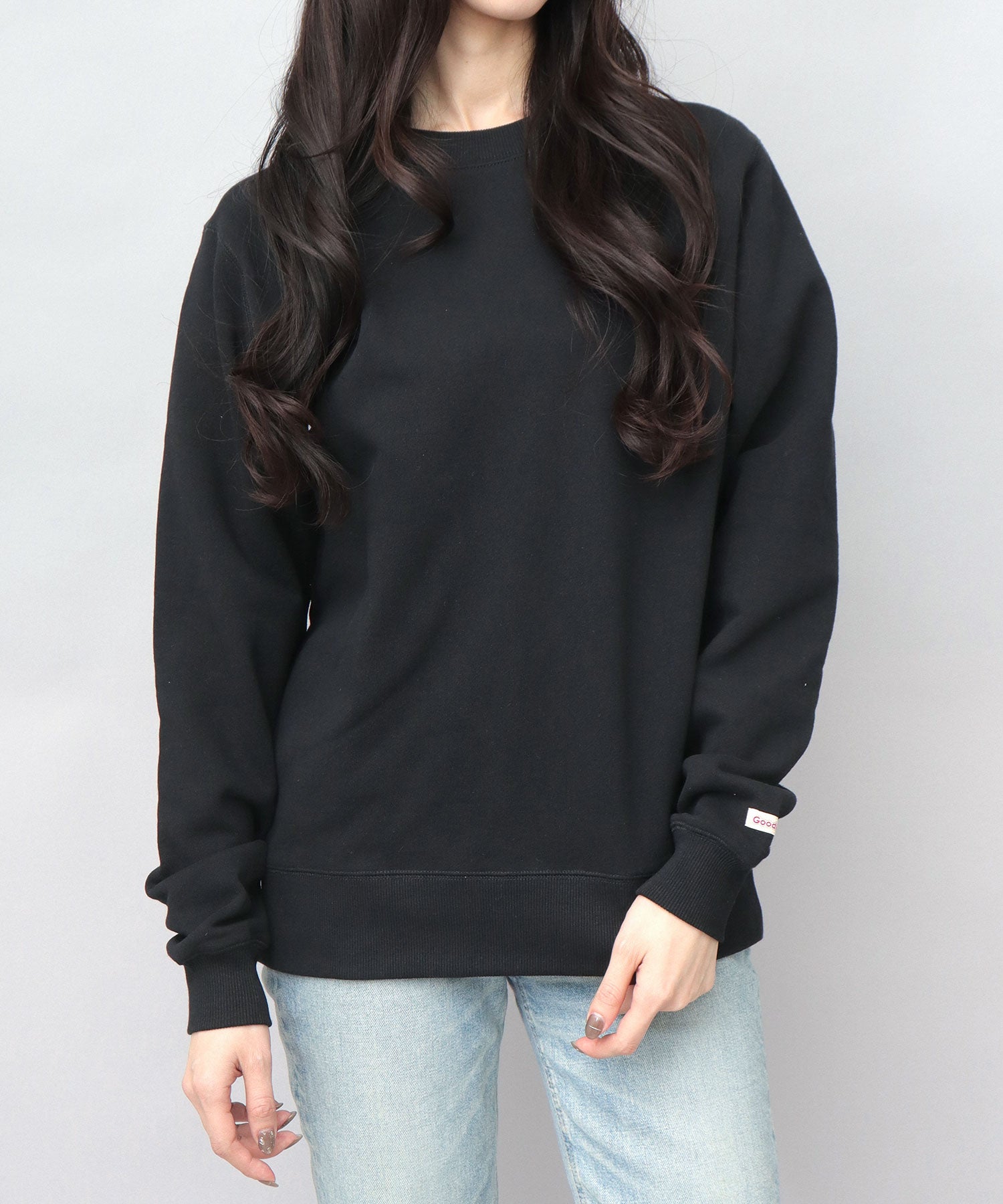 グッドウェア GOODWEAR USAコットン 裏毛（裏パイル） クルーネック スウェットトレーナー レギュラーシルエット （杢グレー） 杢グレー