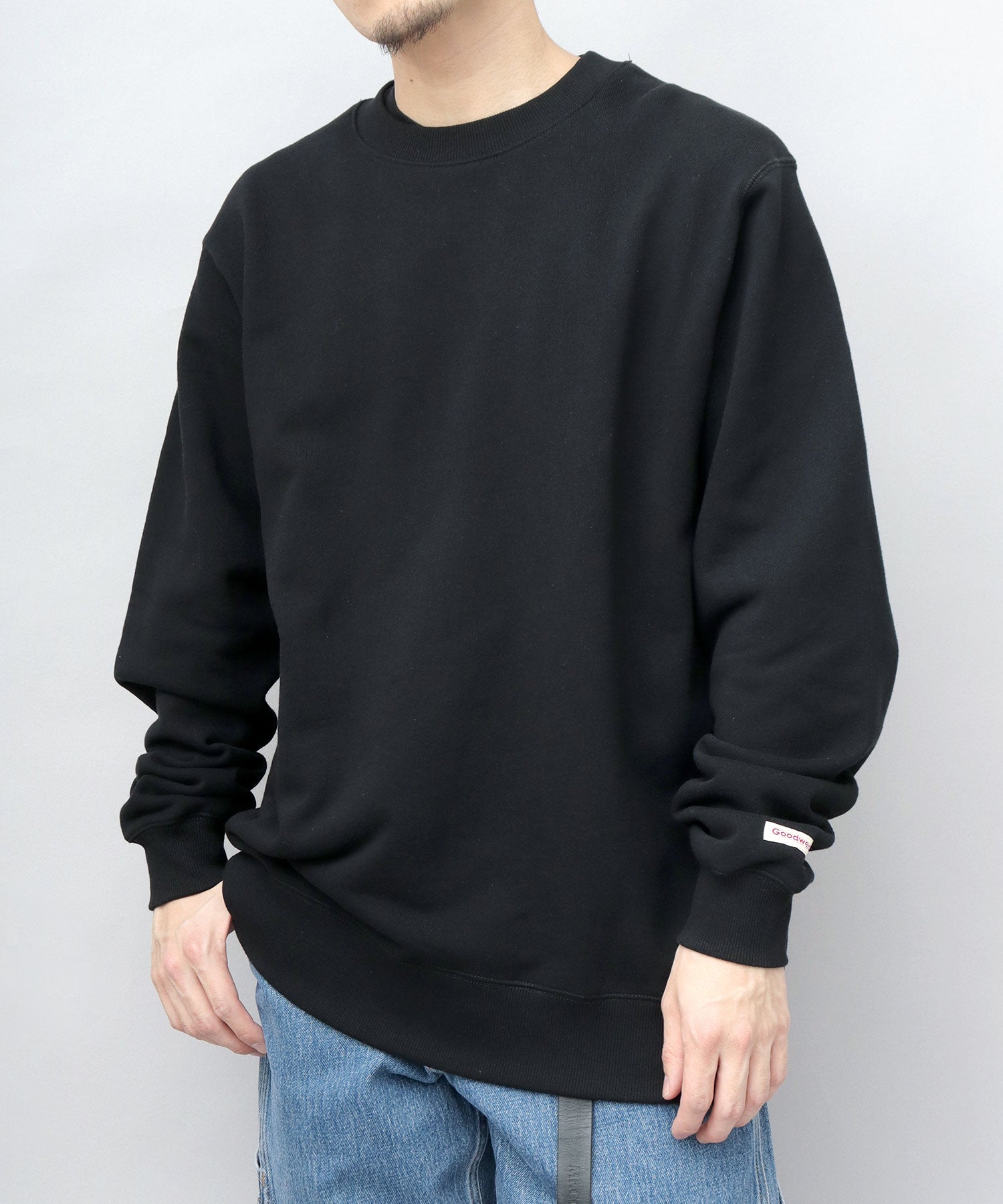 グッドウェア GOODWEAR USAコットン 裏毛（裏パイル） クルーネック スウェットトレーナー レギュラーシルエット （杢グレー） 杢グレー
