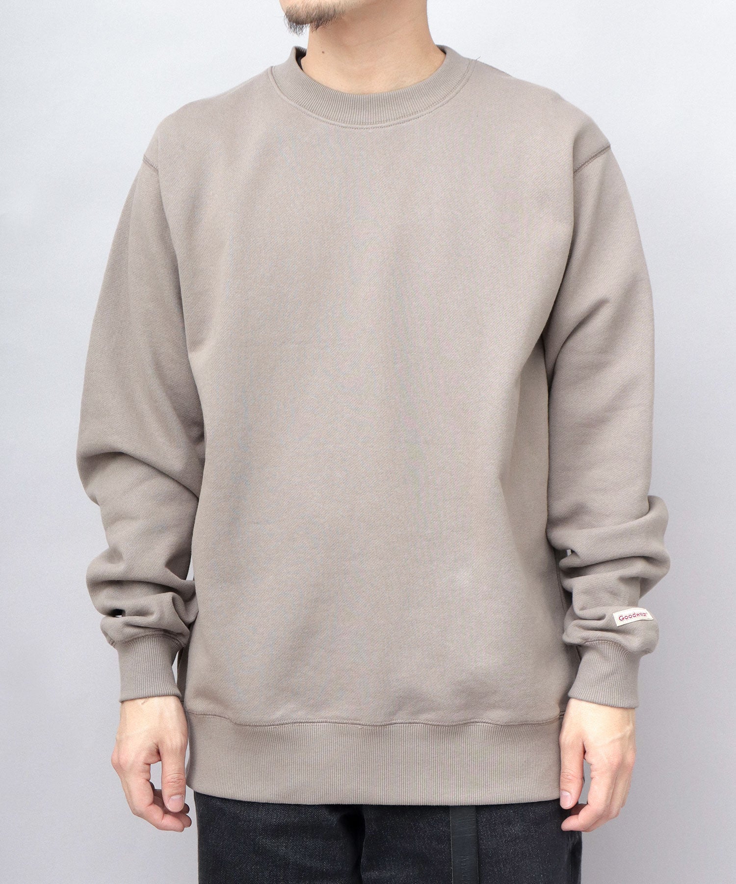 グッドウェア GOODWEAR USAコットン 裏毛（裏パイル） クルーネック スウェットトレーナー レギュラーシルエット （杢グレー） 杢グレー