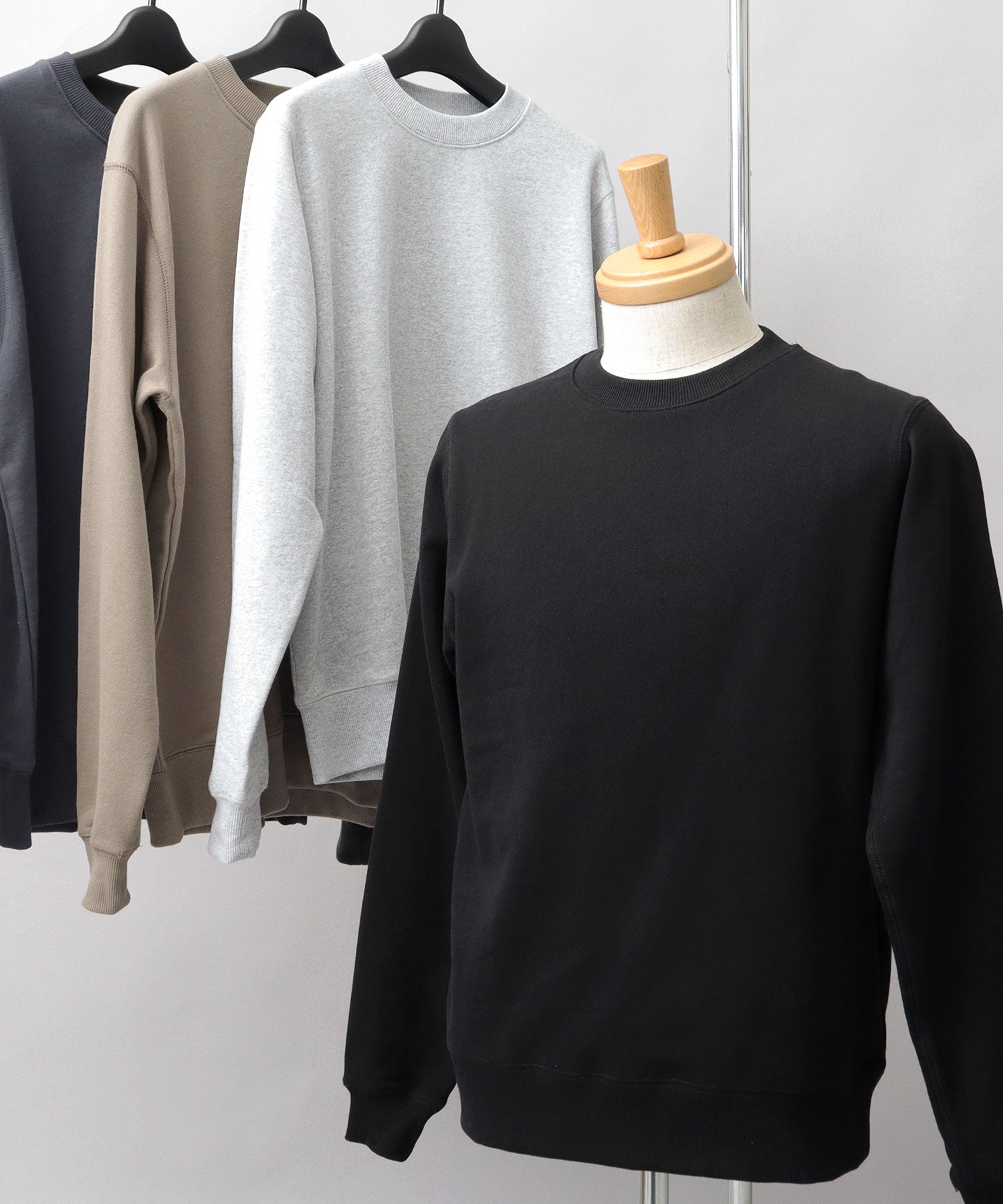 グッドウェア GOODWEAR USAコットン 裏毛（裏パイル） クルーネック スウェットトレーナー レギュラーシルエット （杢グレー） 杢グレー