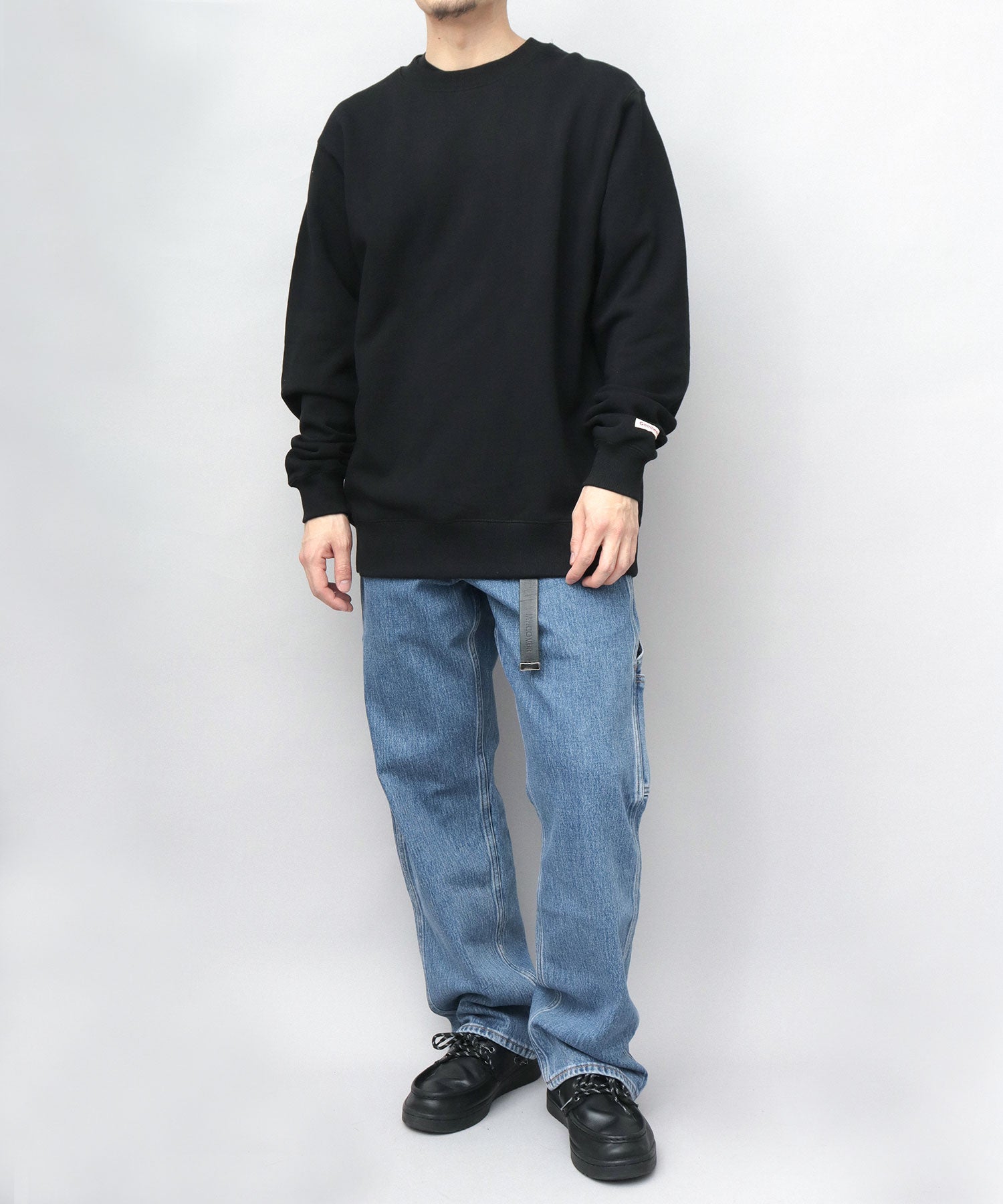 グッドウェア GOODWEAR USAコットン 裏毛（裏パイル） クルーネック スウェットトレーナー レギュラーシルエット （杢グレー） 杢グレー