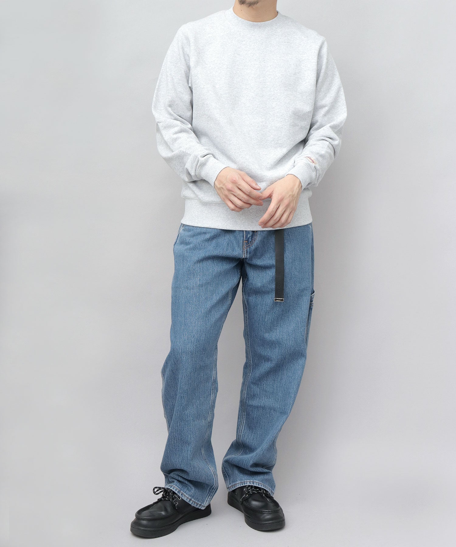 グッドウェア GOODWEAR USAコットン 裏毛（裏パイル） クルーネック スウェットトレーナー レギュラーシルエット （杢グレー） 杢グレー