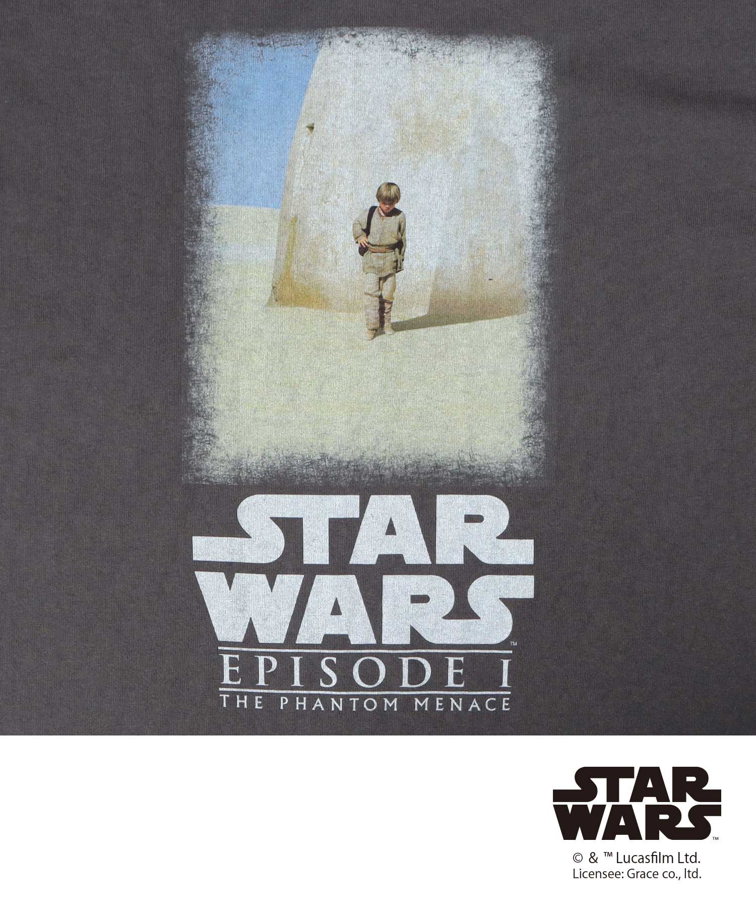 グッドウェア GOODWEAR STAR WARS プリント Tシャツ ビッグシルエット エピソード4 新たなる希望 フォースの覚醒 （チャコール-A） チャコール-A