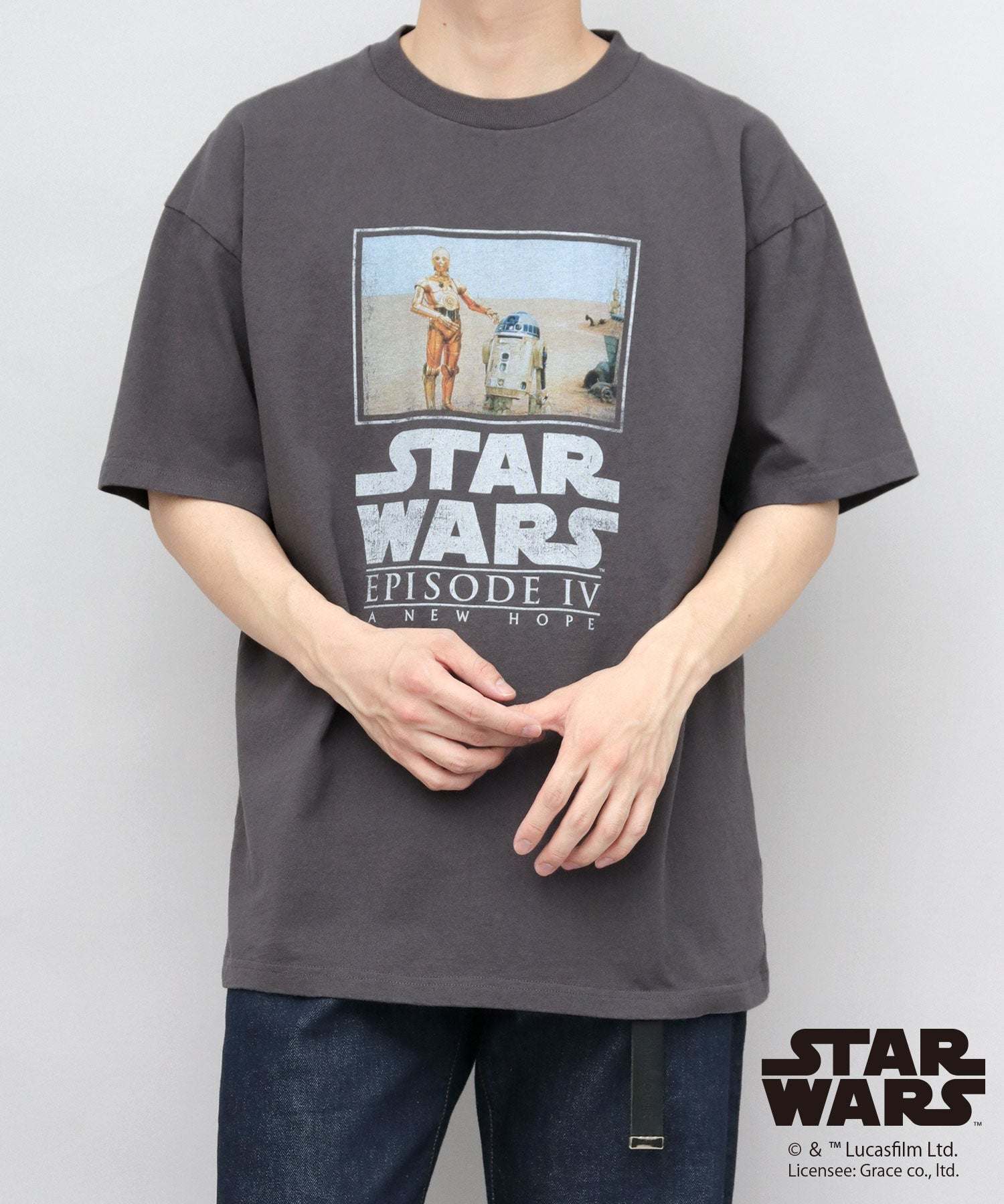Goodwear GOODWEAR STAR WARS Print T-shirt Big Silhouette Episode 4 A N