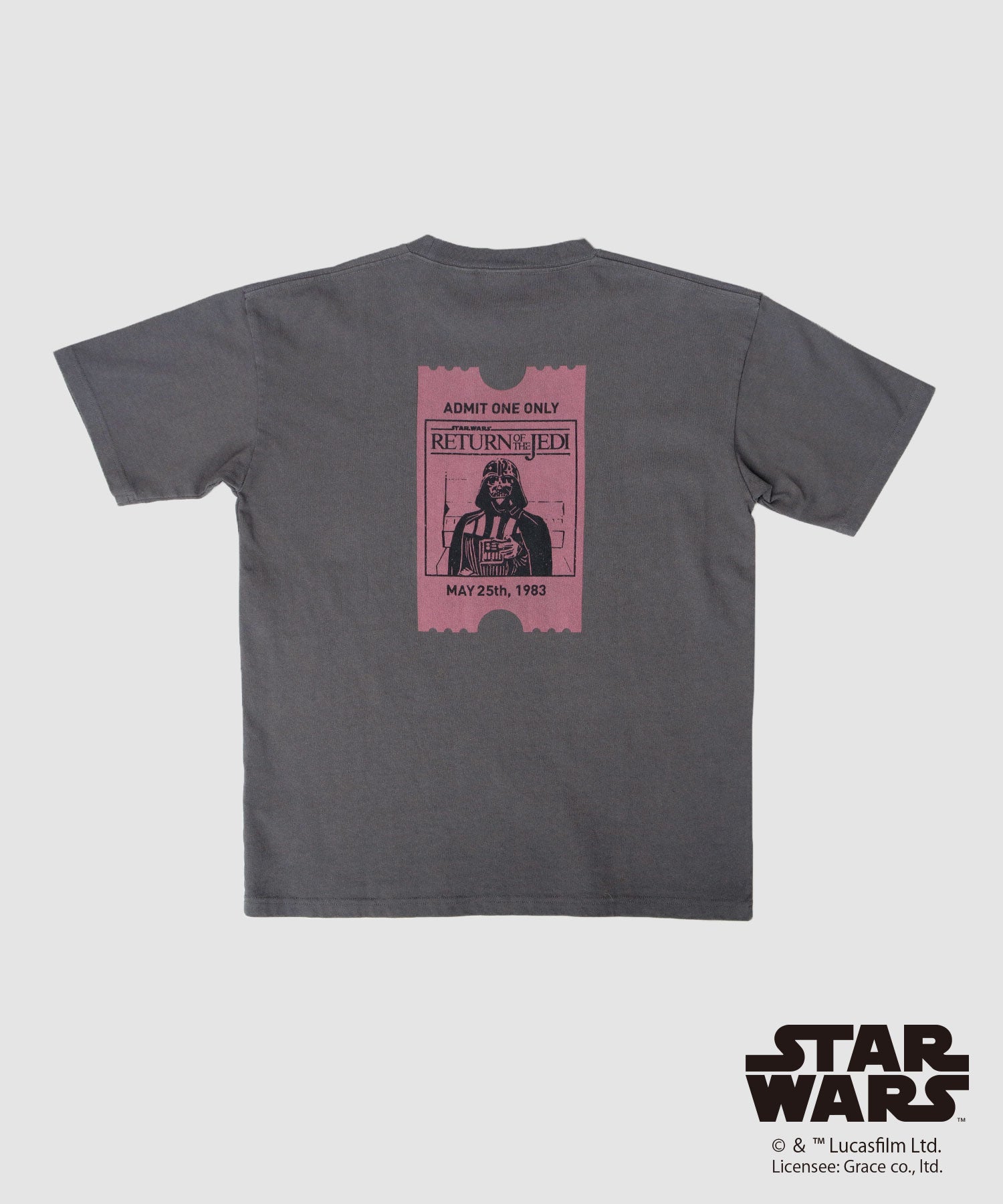 グッドウェア GOODWEAR STAR WARS コラージュプリント Tシャツ ビッグシルエット エピソード6 ジェダイの復帰 （チャコール） チャコール