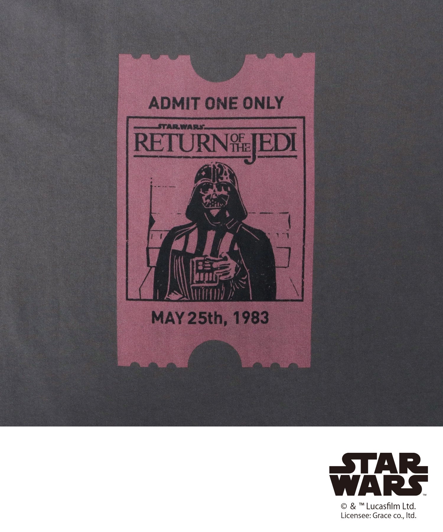 グッドウェア GOODWEAR STAR WARS コラージュプリント Tシャツ ビッグシルエット エピソード6 ジェダイの復帰 （チャコール） チャコール