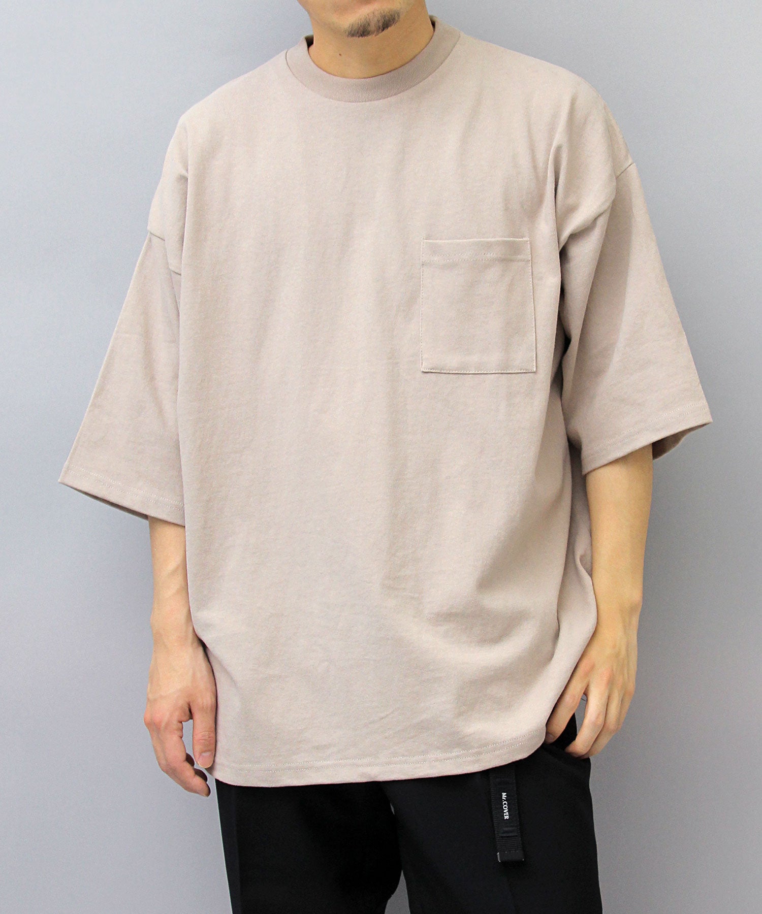 グッドウェア GOODWEAR USAコットン ポケット付き Tシャツ 半袖 スーパービッグシルエット オーバーサイズ （ブラック） ブラック